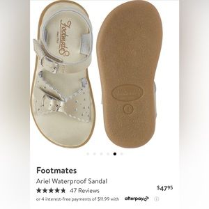 Girls Footmates Ariel Sandals
